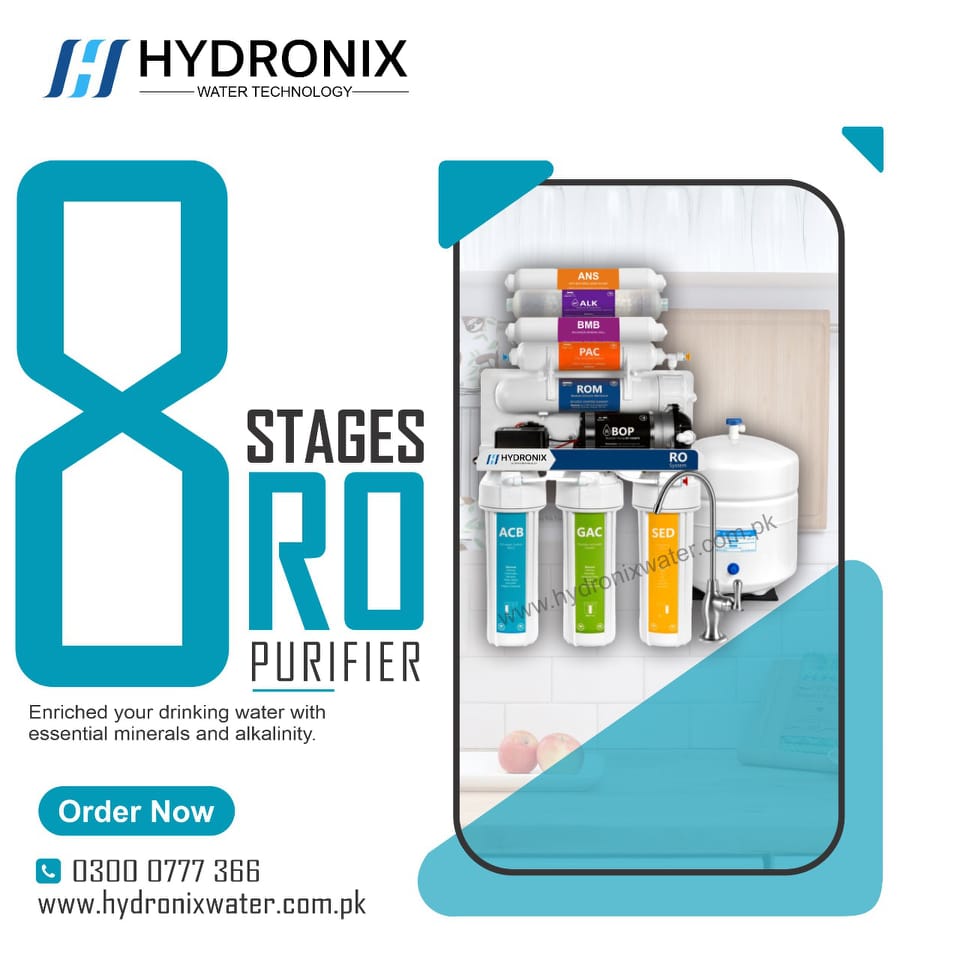 8 Stage RO Water Filter Price in Pakistan